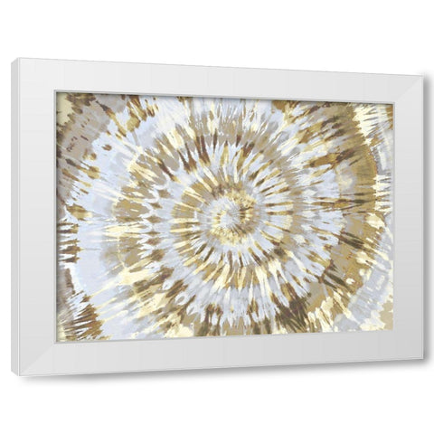 Tie Dye Neutral White Modern Wood Framed Art Print by Kearns, Molly