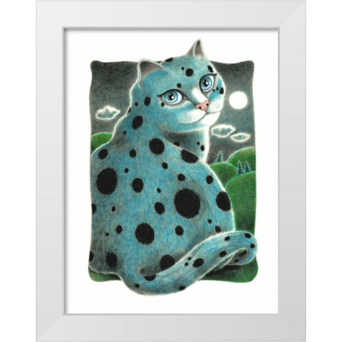 A New Horizon White Modern Wood Framed Art Print by Seeley, Laura