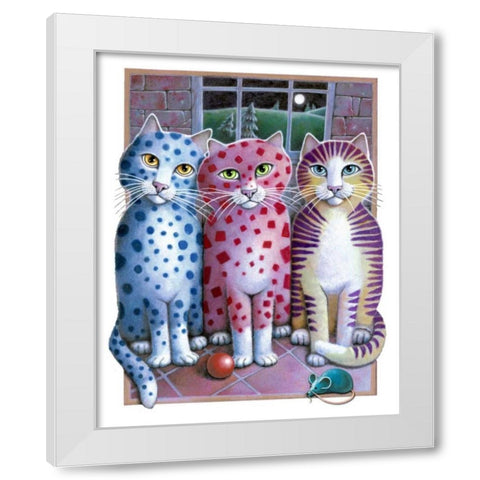 Board of Directors Company Par White Modern Wood Framed Art Print by Seeley, Laura