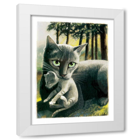 Brandy New Day White Modern Wood Framed Art Print by Seeley, Laura
