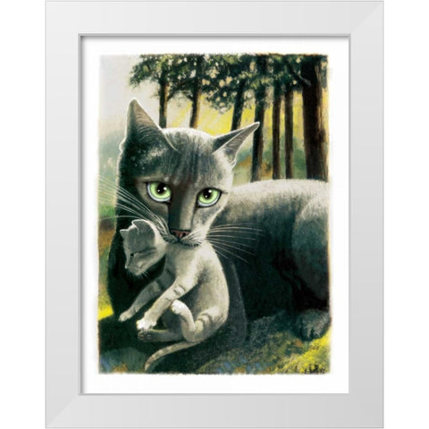 Brandy New Day White Modern Wood Framed Art Print by Seeley, Laura