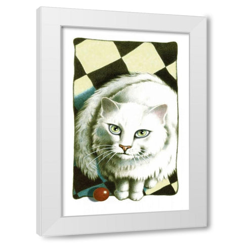 Choices (with Ball) White Modern Wood Framed Art Print by Seeley, Laura