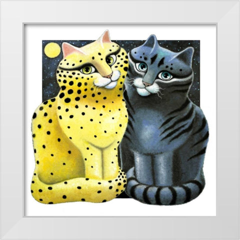 From Dawn to Dusk White Modern Wood Framed Art Print by Seeley, Laura