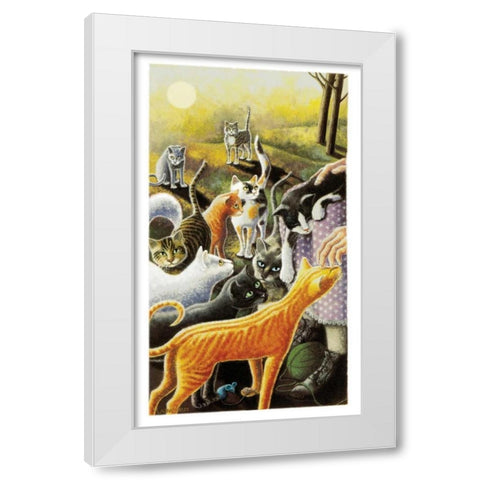 Happy Hour White Modern Wood Framed Art Print by Seeley, Laura