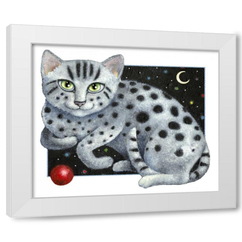 Heavenly Bodies White Modern Wood Framed Art Print by Seeley, Laura