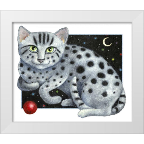 Heavenly Bodies White Modern Wood Framed Art Print by Seeley, Laura