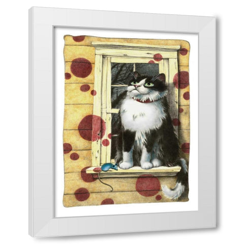 Possibilities (with Mouse) White Modern Wood Framed Art Print by Seeley, Laura