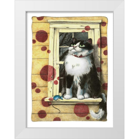 Possibilities (with Mouse) White Modern Wood Framed Art Print by Seeley, Laura