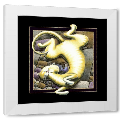 Sunbather White Modern Wood Framed Art Print by Seeley, Laura