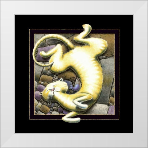 Sunbather White Modern Wood Framed Art Print by Seeley, Laura