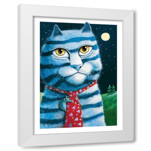 The Physician (with Mouse) White Modern Wood Framed Art Print by Seeley, Laura