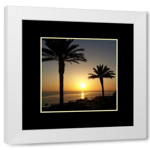 Beach I White Modern Wood Framed Art Print by Seeley, Laura