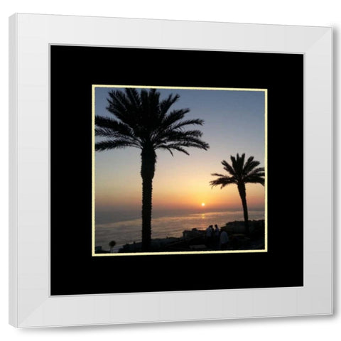 Beach II White Modern Wood Framed Art Print by Seeley, Laura