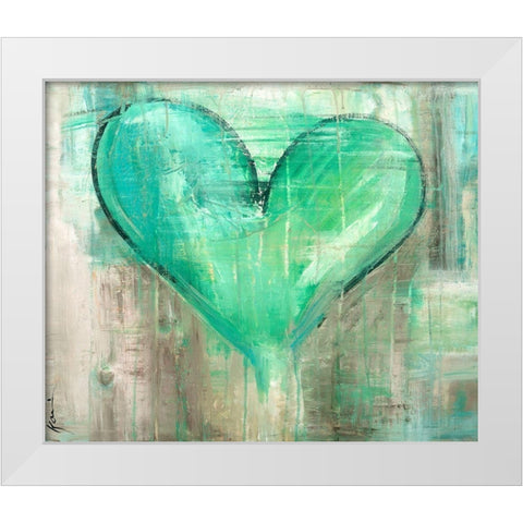 Full Frontal White Modern Wood Framed Art Print by Lerner, Kami