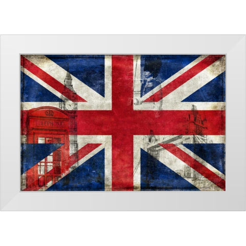 The English Way White Modern Wood Framed Art Print by Wilson, Luke