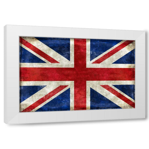 United Kingdom White Modern Wood Framed Art Print by Wilson, Luke