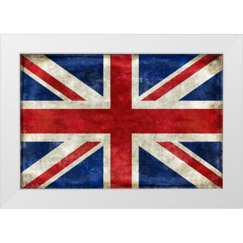 United Kingdom White Modern Wood Framed Art Print by Wilson, Luke
