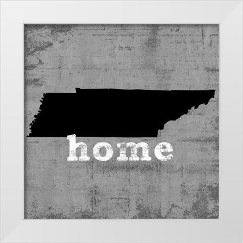 TennesseeÂ  White Modern Wood Framed Art Print by Wilson, Luke