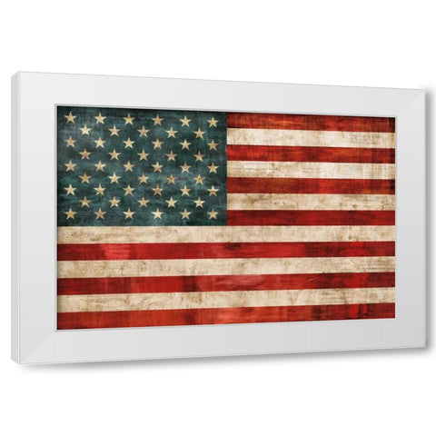 Allegiance White Modern Wood Framed Art Print by Wilson, Luke