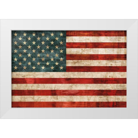 Allegiance White Modern Wood Framed Art Print by Wilson, Luke