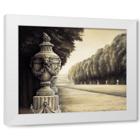 Versailles I White Modern Wood Framed Art Print by Arellano, Migdalia
