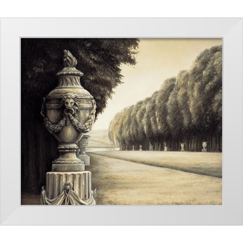 Versailles I White Modern Wood Framed Art Print by Arellano, Migdalia