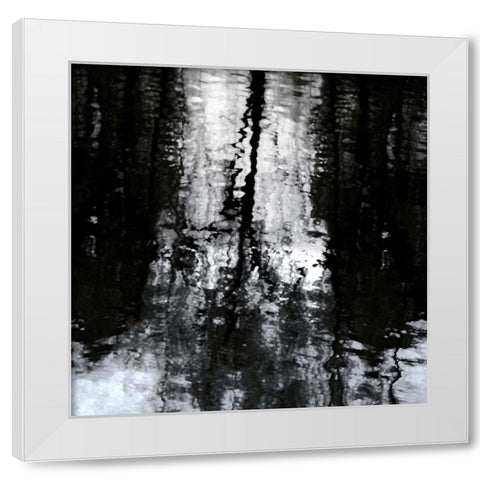 Reflective White Modern Wood Framed Art Print by Barrett, Michael