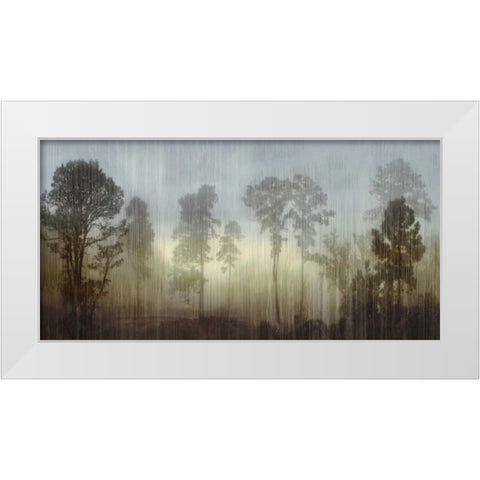 Break Of Day White Modern Wood Framed Art Print by Clark, Madeline