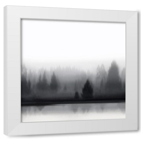 At Dawn BW I White Modern Wood Framed Art Print by Clark, Madeline