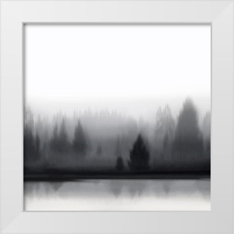 At Dawn BW I White Modern Wood Framed Art Print by Clark, Madeline