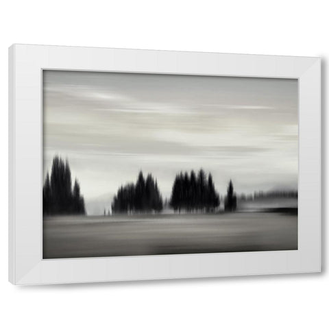 New Day Neutral White Modern Wood Framed Art Print by Clark, Madeline