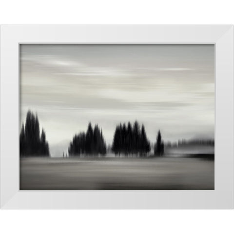 New Day Neutral White Modern Wood Framed Art Print by Clark, Madeline