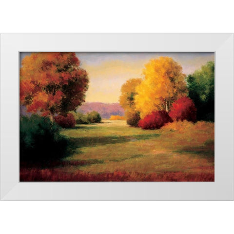 The Morning Light I White Modern Wood Framed Art Print by Bolton, Melissa