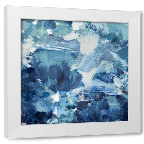 Dynamic II White Modern Wood Framed Art Print by Garcia, Mimi