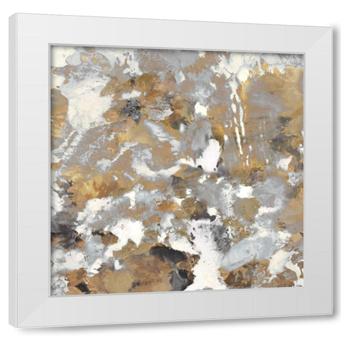 Dynamic III White Modern Wood Framed Art Print by Garcia, Mimi
