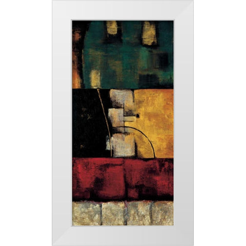 In Depth I White Modern Wood Framed Art Print by Hansen, Max