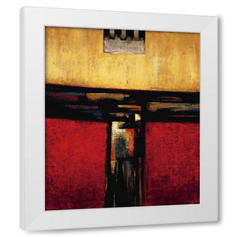 On the Edge I White Modern Wood Framed Art Print by Hansen, Max