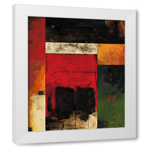Journey II White Modern Wood Framed Art Print by Hansen, Max