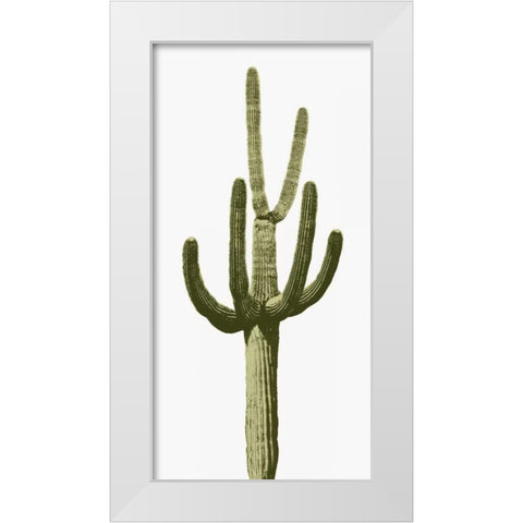Saguaro III White Modern Wood Framed Art Print by Jensen, Mia