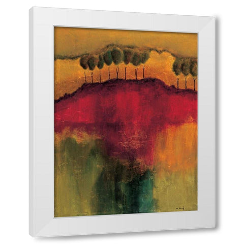 On Top of it All II White Modern Wood Framed Art Print by Klung, Mike