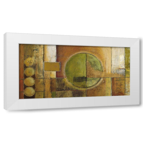 Modular Grid White Modern Wood Framed Art Print by Klung, Mike
