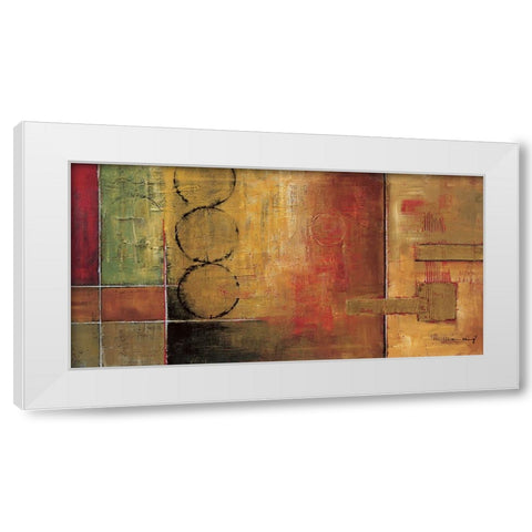 Harmony II White Modern Wood Framed Art Print by Klung, Mike