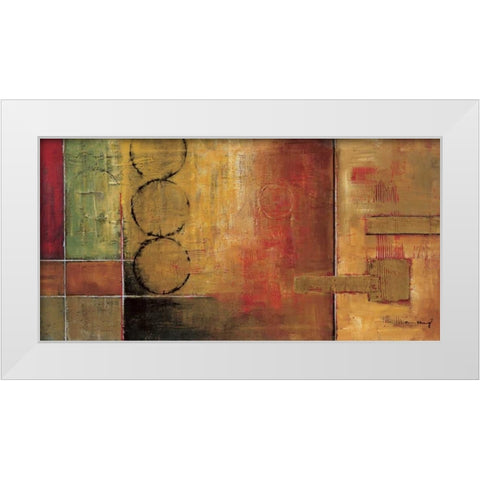 Harmony II White Modern Wood Framed Art Print by Klung, Mike
