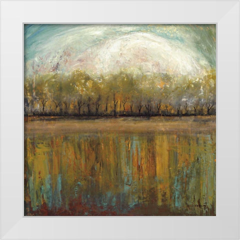 Early Days II White Modern Wood Framed Art Print by Klung, Mike