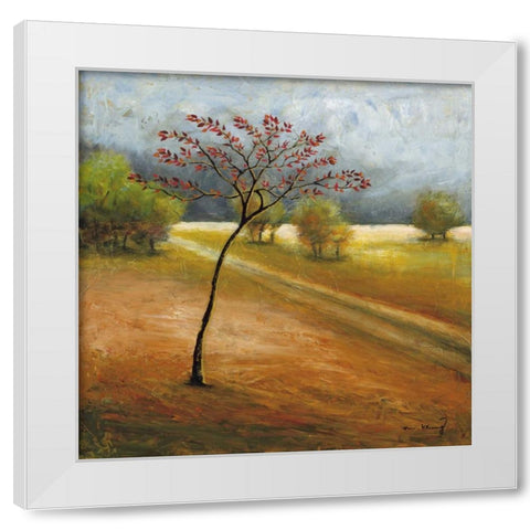 Observation I White Modern Wood Framed Art Print by Klung, Mike