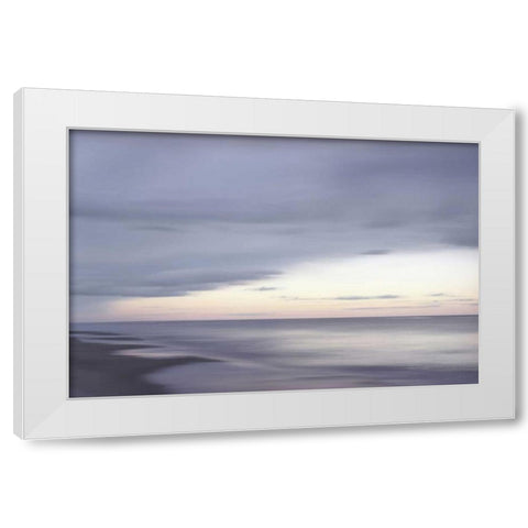 Calm on the Water White Modern Wood Framed Art Print by Olsen, Maggie