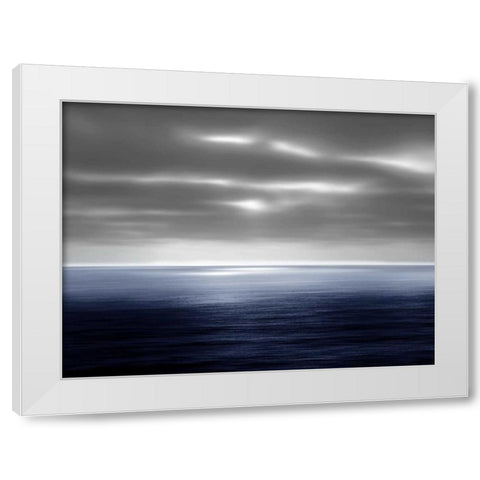 On the Sea II White Modern Wood Framed Art Print by Olsen, Maggie