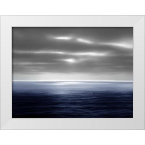 On the Sea II White Modern Wood Framed Art Print by Olsen, Maggie