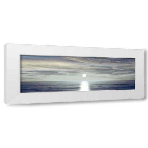 Sunlit Horizon II White Modern Wood Framed Art Print by Olsen, Maggie