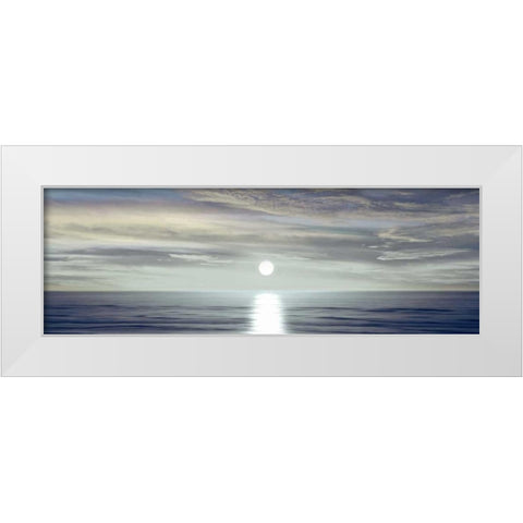 Sunlit Horizon II White Modern Wood Framed Art Print by Olsen, Maggie